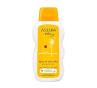 WELEDA Bio Baby Calendula Schlaf Gut Bad - Bain de soin doux et naturel pour la détente du soir pour bébé (1 x 200 ml)
