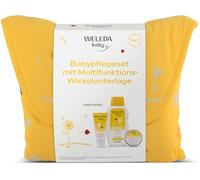 WELEDA Bio Baby Coffret cadeau - Cosmétique naturel pour bébé - Sac à langer avec crème de protection des plaies, huile de soin et baume magique. Kit de soin optimal pour les soins quotidiens des