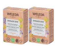 WELEDA Bio Douche Végétale Solide Ylang & Iris Savon 2x75 g