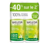 Weleda Citrus Déodorant 24h Roll-On Bio Lot de 2 x 50ml
