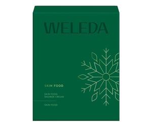 WELEDA Coffret cadeau de Noël bio - Skin Food Body 2025 - Cosmétique naturel d'hiver - Ensemble cadeau de Noël composé d'un gel douche et d'une crème - Unisexe - Pour homme et femme