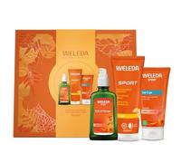 WELEDA Coffret Noël Sport 2025 - Huile & Gel Cryo 100ml, Gel Douche 200ml - Soin Revigorant & Naturel pour Homme - Certifié NATRUE