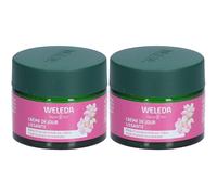 Weleda Crème de Jour Lissante Rose Sauvage & Thé Blanc Pour La Peau 2x40 ml