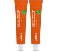 WELEDA - Crème de Massage Sport - Renforce l'effet décontractant du massage - Favorise la détente et le bien-être après l'effort - NATRUE - 70 g (Lot de 2)