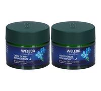 WELEDA Crème de Nuit redensifiante Gentiane bleue et Edelweiss Set(S) 2x40 ml