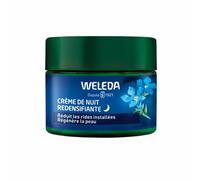 WELEDA - Crème de Nuit redensifiante GENTIANE BLEUE ET EDELWEISS - Soin anti-âge redensifiant dès 50 ans - Peaux matures - NATRUE* - Vegan*** - 40 ml
