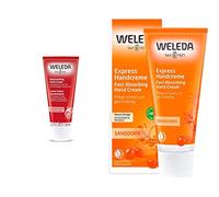 Weleda - Crème Mains Antioxydante à la Grenade - Peaux Normales à Sèches - Atténue les Signes de l'Âge - Tube 50 ml & Crème Mains Dynamisante à l'Argousier - Peaux Normales à Sèches - Tube de 50 ml