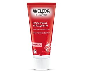 WELEDA - Crème Mains antioxydante Grenade - 50 ml | Active le Renouvellement Cellulaire, Action Anti-Oxydante, Hydrate et Protège, Vegan NATRUE
