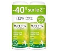 WELEDA - Duo Déodorant roll-on 24H Citrus - 2x50 ml