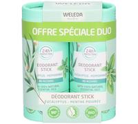 Weleda Déodorant solide 24H Eucalyptus Menthe poivrée 100 g