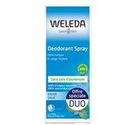 Weleda Sauge Déodorant Bio Lot de 2 x 100ml