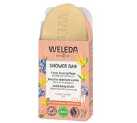 WELEDA - Douche végétale solide Ylang Ylang & Iris - Nettoie la peau grâce aux tensioactifs 100% d'origine naturelle - Mousse douce et crémeuse. - NATRUE*