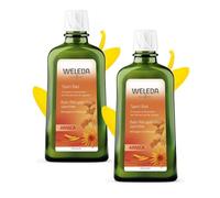 WELEDA - Duo Bain Récupération sportive à l'Arnica - Défatigant et délassant - Vegan*- Certifié Natrue**- Flacon 200 ml x 2
