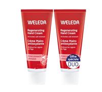 WELEDA - Duo Crème Mains antioxydante à la Grenade - Active le renouvellement cellulaire, action anti-oxydante - Vegan*- Certifié Natrue**- Tube 50 ml x 2