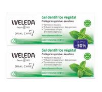 Weleda Dentifrice Gel Végétal Menthe Verte 2 x 75 ml