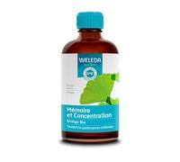Weleda EPB Complément alimentaire Ginkgo Bio Mémoire et Concentration 100 ml