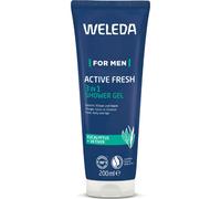 Weleda Gel douche Homme Active Fresh 3en1 Bio – Visage, corps et cheveux 200 ml