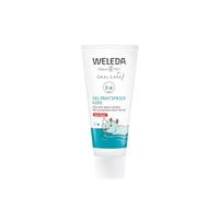 WELEDA Gel Dentifrice Kids - Dentifrice Enfant 0-6 Ans Protège contre les caries, Renforce l’Émail, Réduit la Plaque, Goût naturel de Menthe, Calendula Bio, Compatible Homéopathie, Vegan, 50ml