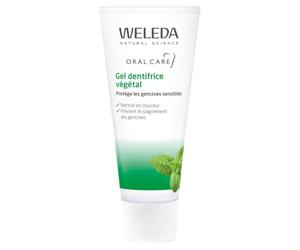 WELEDA - Gel dentifrice végétal - Protège les gencives sensibles - Nettoie en douceur et préserve l'émail des dents - NATRUE* - Vegan*** - 75 ml