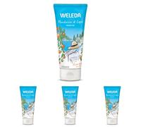 WELEDA Gel Douche Mandarino Di Capri - Gel Douche Rafraîchissant tous Types De Peaux, Parfum 100% Naturel Mandarine, Romarin, Lavande, Ingrédients 100% D’Origine Naturelle, Vegan NATRUE, 200ml