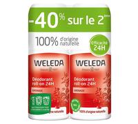 Weleda Grenade Déodorant 24h Roll-On Bio Lot de 2 x 50ml
