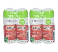 WELEDA Grenade Déodorant roll-on 24h Rouleau 2x100 ml
