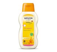 WELEDA - Lait corporel Calendula - Adoucit et hydrate - Pour la peau délicate délicate des bébés et des jeunes enfants ou les adultes à la peau sensible - NATRUE - 200 ml