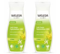 WELEDA Lait Corps Hydratation 24 H Citrus Bio 2x200 ml