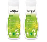 WELEDA - Lait Corps hydratation 24H Citrus - Hydrate immédiatement - Adoucit la peau - NATRUE* - Vegan*** - 200ml (Lot de 2)