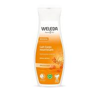 WELEDA - Lait Corps nourissant Argousier - hydratation 48h - nourrit les peaux sèches - NATRUE* - Bio** - Vegan*** - 200 ml