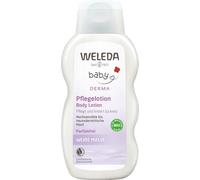 Weleda Baby Derma Lait Corporel À La Mauve Blanche 200 ml