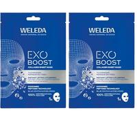 WELEDA Masque Tissu EXO BOOST Collagen - Masque Visage Hydratant aux Exosomes Végétaux de Centella Asiatica - Effet Lifting & Peau Repulpée - Soin Éclat Instantané - 20ml (Lot de 2)