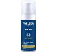 WELEDA Sérum Multiaction 5en1 Homme - Soin Visage Homme Anti-Âge, Hydratation 24h, Réduit Rides & Signes De L’Âge, Grenade & Prunellier Antioxydants, Aloe Vera Bio, Vegan NATRUE, 30ml