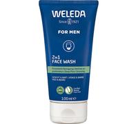 Weleda For Men 2v1 gel nettoyant visage et barbe 100 ml