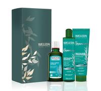 WELEDA - Routine Capillaire Romarin - Lotion Capillaire Tonifiante + Shampooing Revitalisant + Après Shampooing Revitalisant au Romarin - Vegan - Certifié Natrue - 100, 200 et 150 ml
