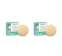 WELEDA - Shampooing solide Hydratation & Brillance - Hydrate les cheveux - Préserve la brillance naturelle - NATRUE - 50g (Lot de 2)