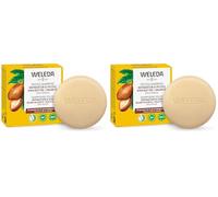 WELEDA - Shampooing solide Réparation & Soin - Procure un soin intense - Protège contre les fourches et les cheveux cassants - NATRUE - 50g (Lot de 2)