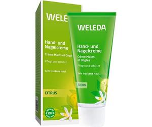 WELEDA Soins-du-corps Soins-des-mains-et-des-piedsProtège les ongles cassants, rend les mains rugueuses douces comme du veloursCrème pour les mains et les ongles au Citrus 50 ml