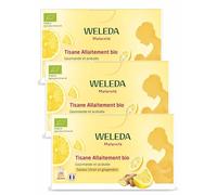 Weleda Tisane allaitement bio Citron Gingembre lot de 3 boites de 20 sachets