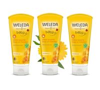 WELEDA - Trio Crème lavante Corps et Cheveux - Nettoie en douceur -Vegan* - Certifié Natrue** - Tube 200 ml x 3