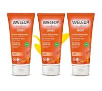 WELEDA - Trio Gel douche sport à l'Arnica - Tonus et énergie - Vegan* - Certifié Natrue** - Tube 200 ml x 3