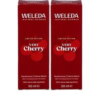 WELEDA - Very Cherry Crème Mains Édition Limitée - Hydratation & Douceur - NATRUE - 50ml (Lot de 2)
