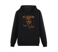 WELENAGA Men Long Sleeve Printed Hoodies John Carpenter's Halloween You Can't Kill The Boogeyman 1978 Hoody Sweatershirt Black XXL