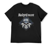 WELENAGA Men's Body Count Unisex- Attack, T-Shirts Black S