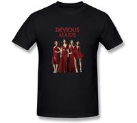 WELENAGA Men's Devious Maids Poster T Shirt T-Shirts Black XXL
