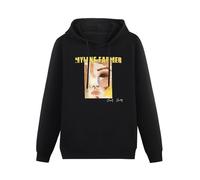 WELENAGA Men's Long Sleeve Mylene Farmer 2001 2011 80S Graphic Hoody Sweatershirt Black XXL