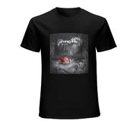 WELENAGA Men's Mr. Win Amorphis Silent Waters T-Shirts Black M