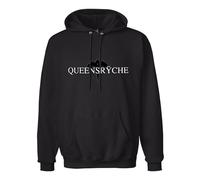 WELENAGA Men's Queensrÿche Logo Lightweight Hoodie S