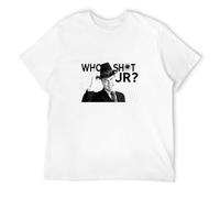 WELENAGA Men's Who Shot Jr Dallas Soap Ewing Trending TV Fan T-Shirts White 3XL
