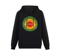 WELENAGA Thievery Corporation Music Rock Band Men Hoodies with Drawstring Pockets Men's Hooded Sweater Black XXL